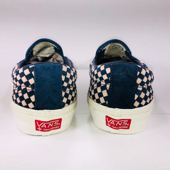 Vans Taka Hayashi Slip On 66 LX Woven Nubuck Shoes - Picture 4 of 8